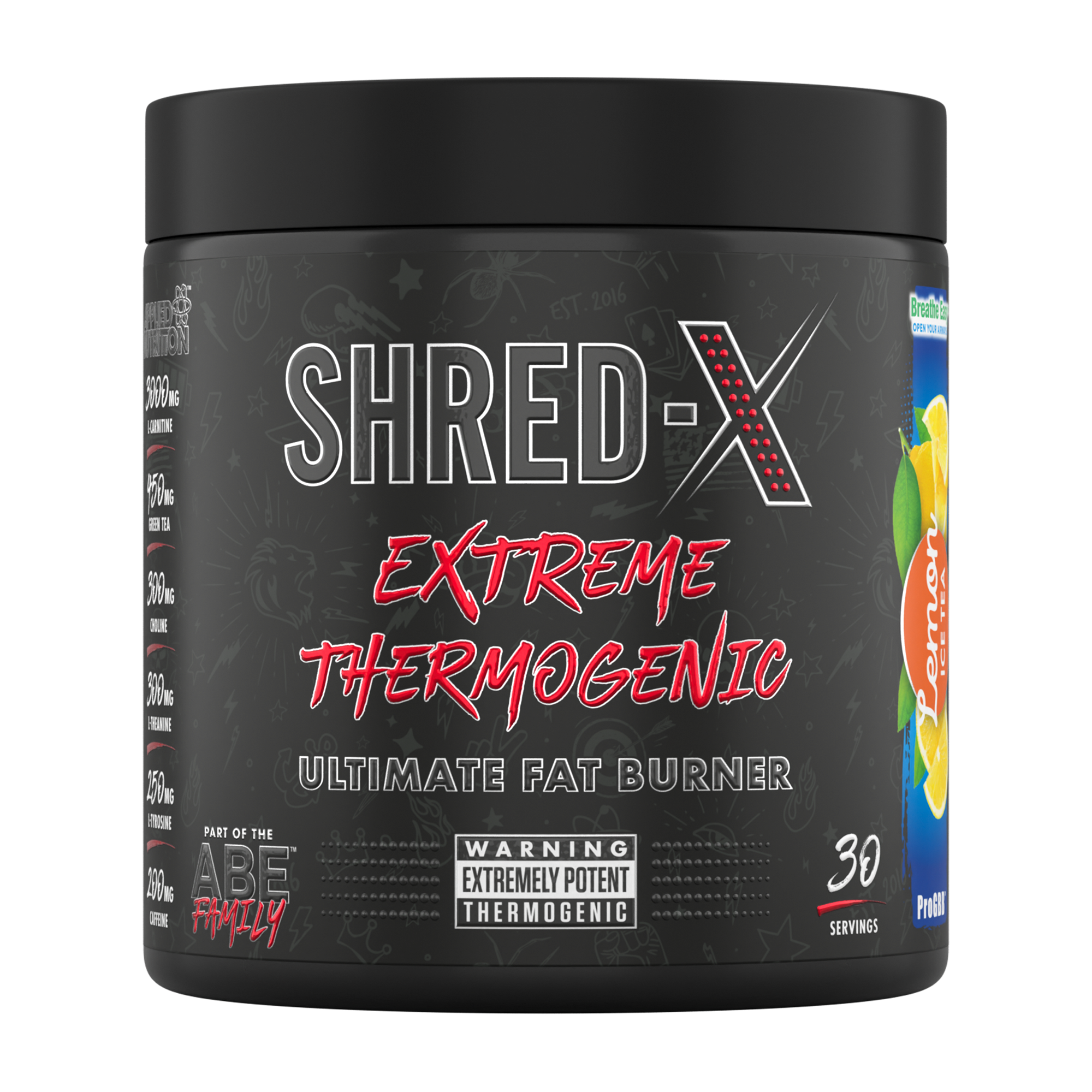 APPLIED NUTRITION - SHRED-X EXTREME THERMOGENIC FAT BURNER