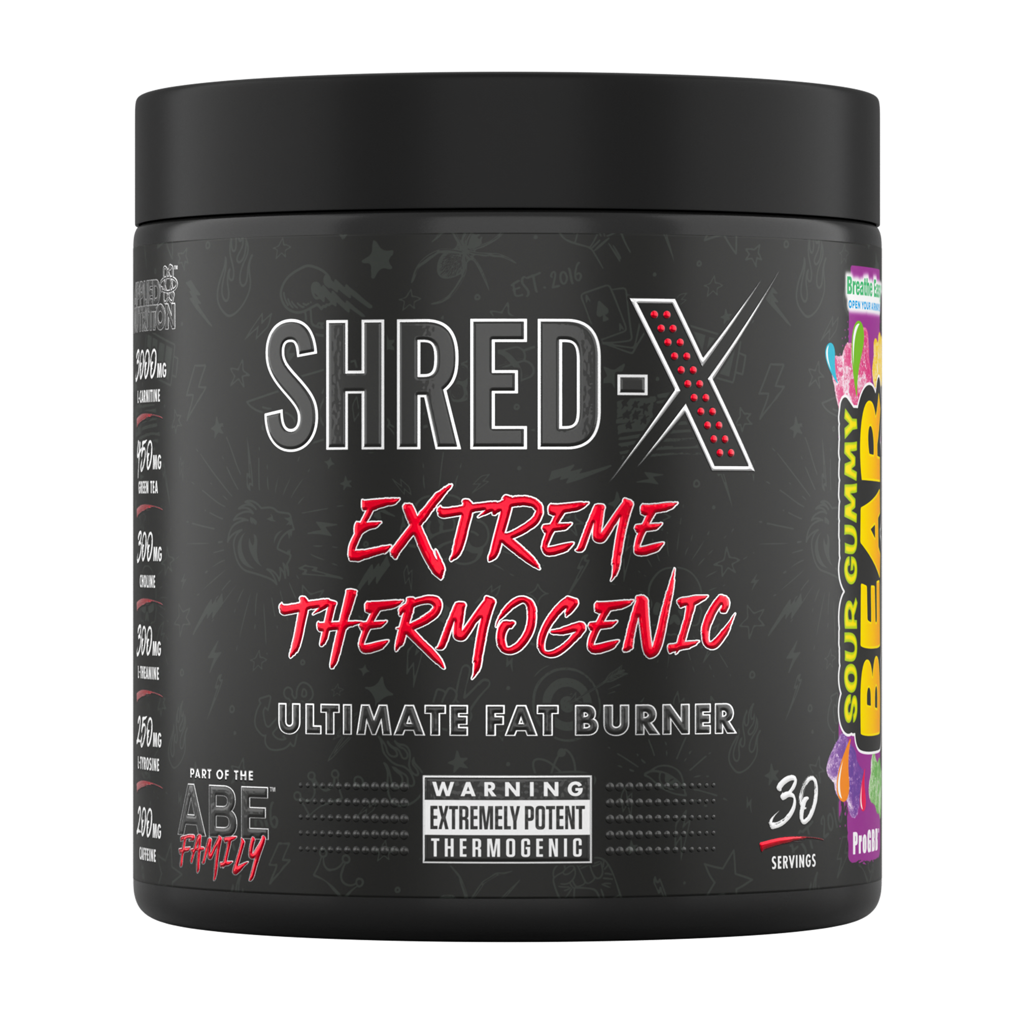 APPLIED NUTRITION - SHRED-X EXTREME THERMOGENIC FAT BURNER