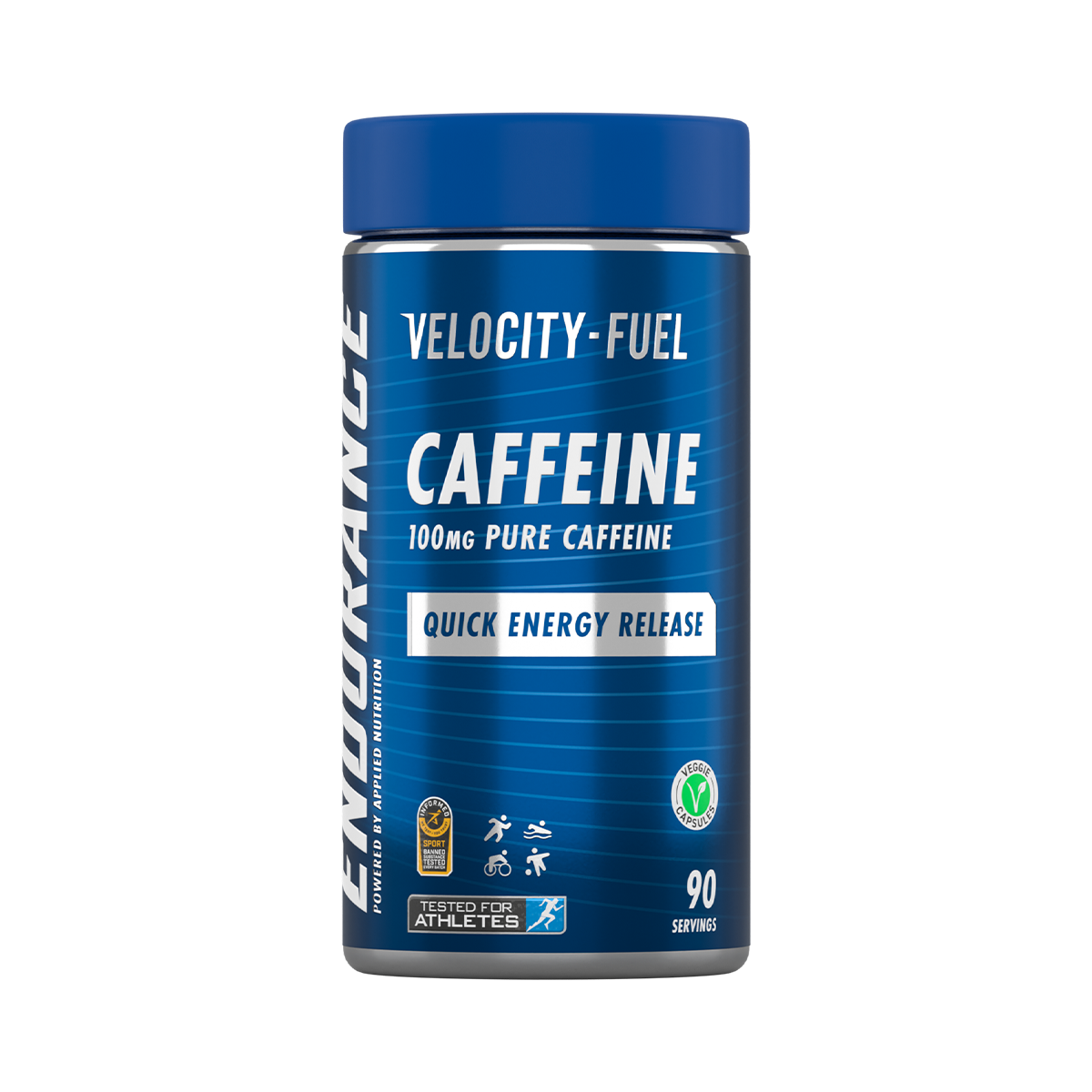 APPLIED NUTRITION - ENDURANCE PURE CAFFEINE CAPSULES