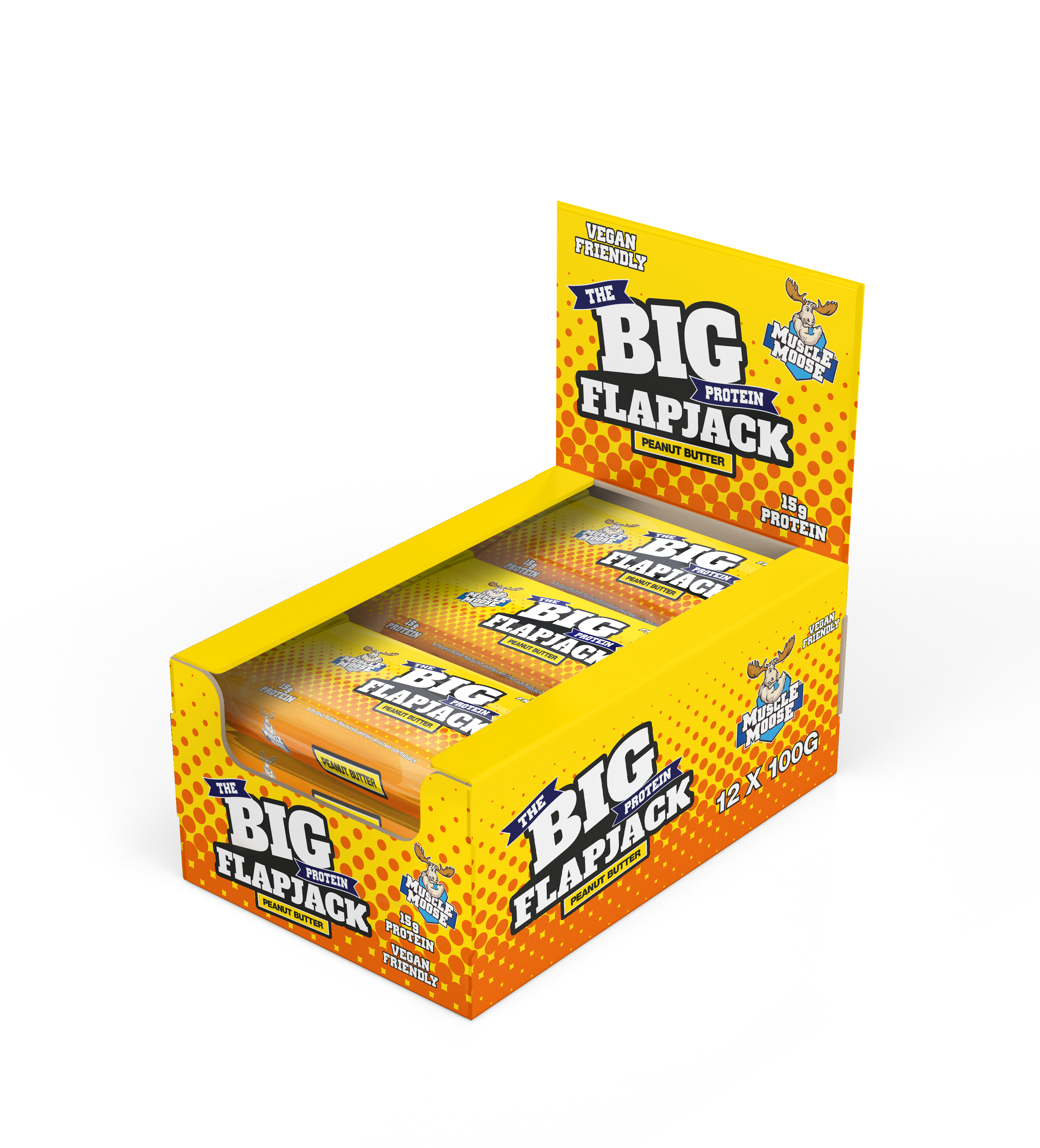 MUSCLE MOOSE - BIG PROTEIN FLAPJACKS