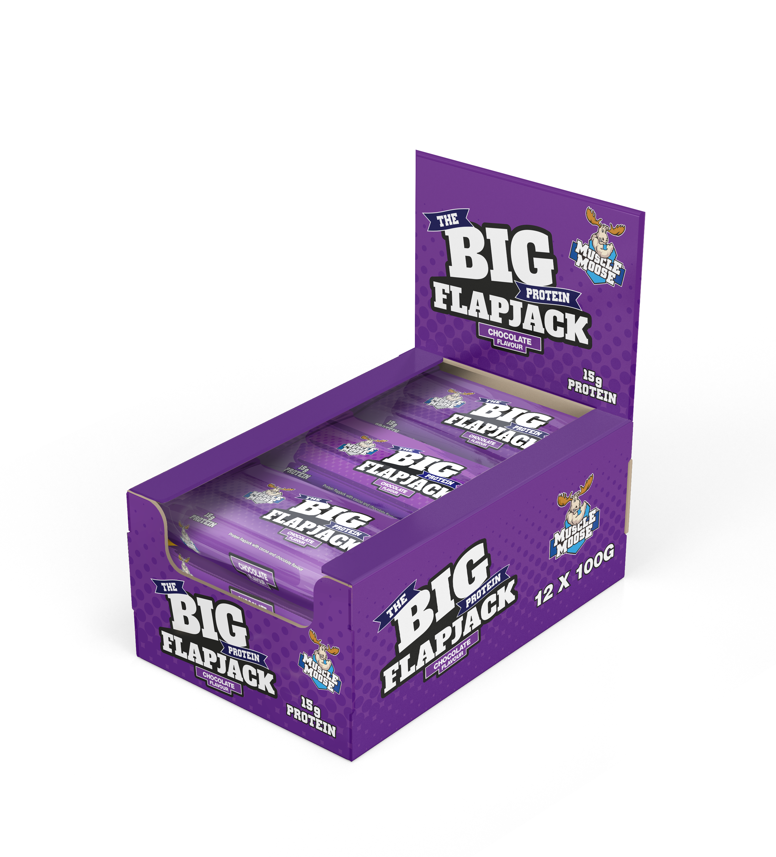MUSCLE MOOSE - BIG PROTEIN FLAPJACKS