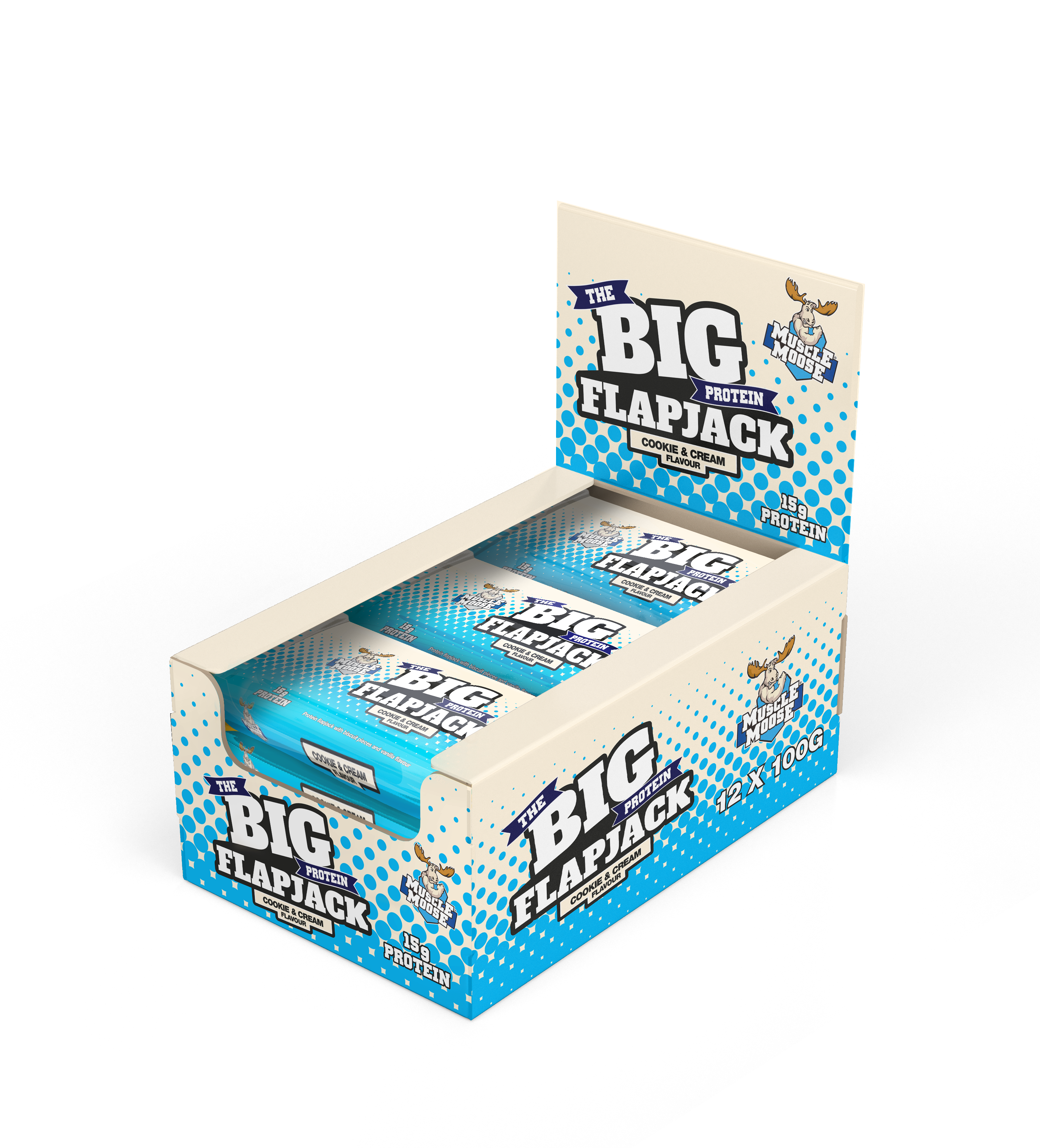 MUSCLE MOOSE - BIG PROTEIN FLAPJACKS
