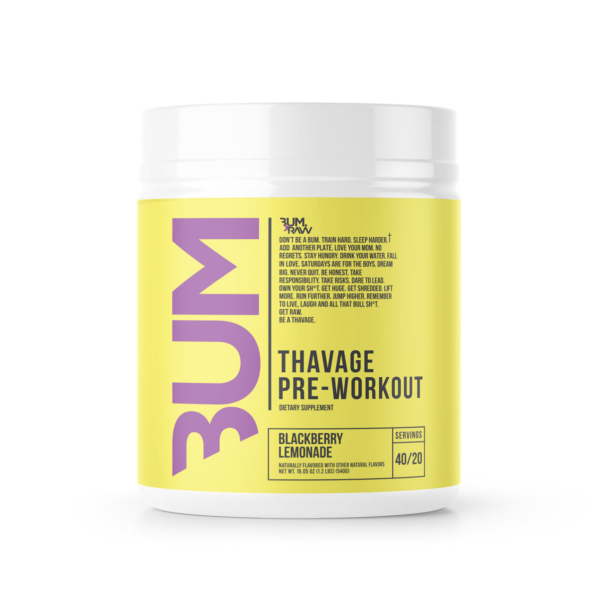 RAW NUTRITION - THAVAGE EU PRE WORKOUT