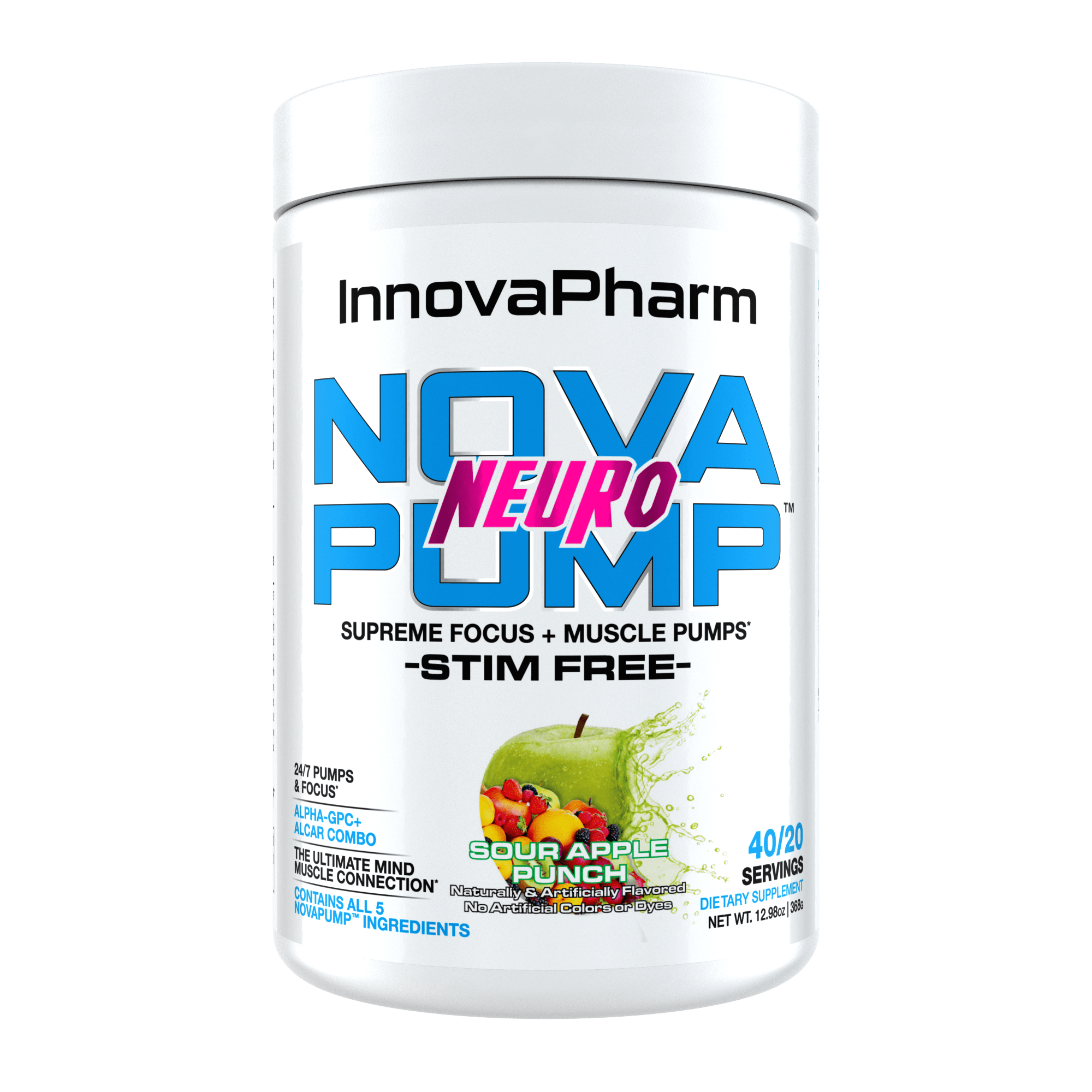 INNOVAPHARM - NOVA PUMP NEURO PRE WORKOUT