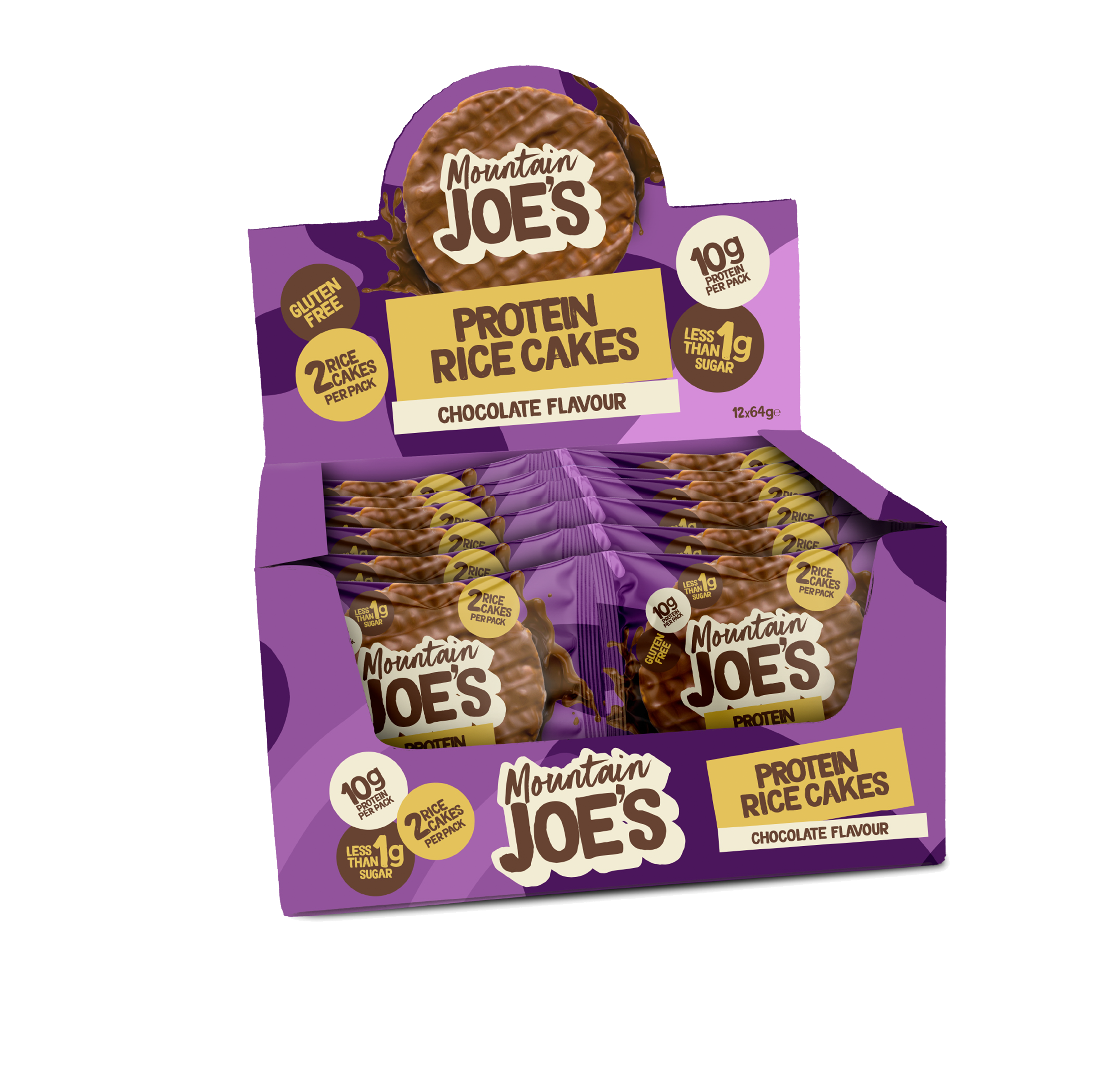 MOUNTAIN JOE'S - ON-THE-GO HIGH PROTEIN RICE CAKES TWIN PACK