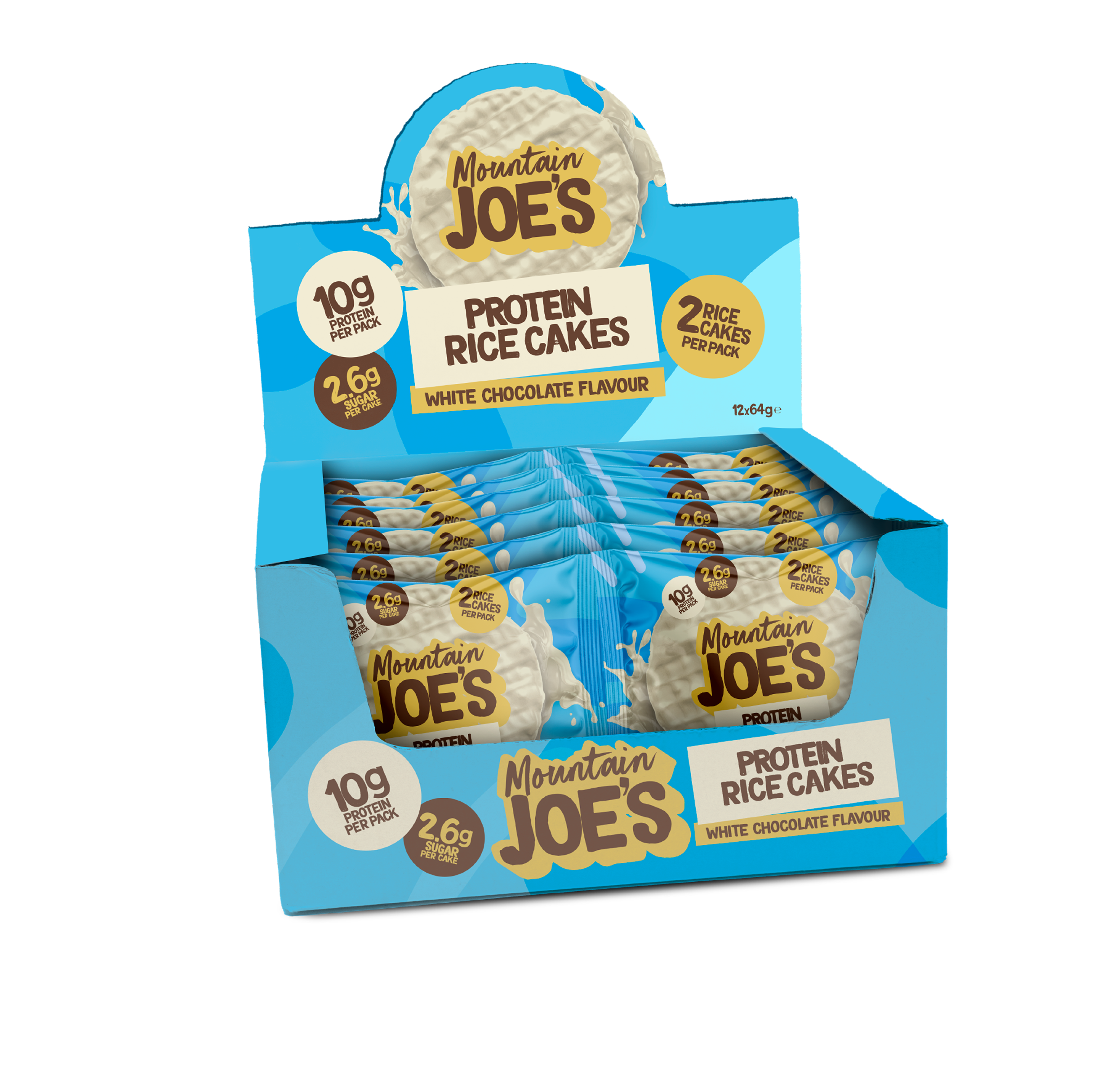 MOUNTAIN JOE'S - ON-THE-GO HIGH PROTEIN RICE CAKES TWIN PACK
