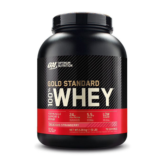 OPTIMUM NUTRITION - GOLD STANDARD 100% WHEY PROTEIN POWDER