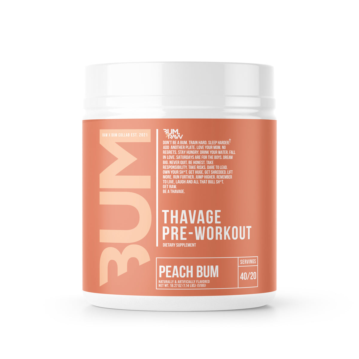 RAW NUTRITION - THAVAGE EU PRE WORKOUT