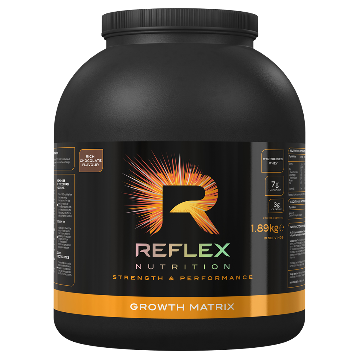 REFLEX NUTRITION - GROWTH MATRIX PROTEIN POWDER COMPLEX