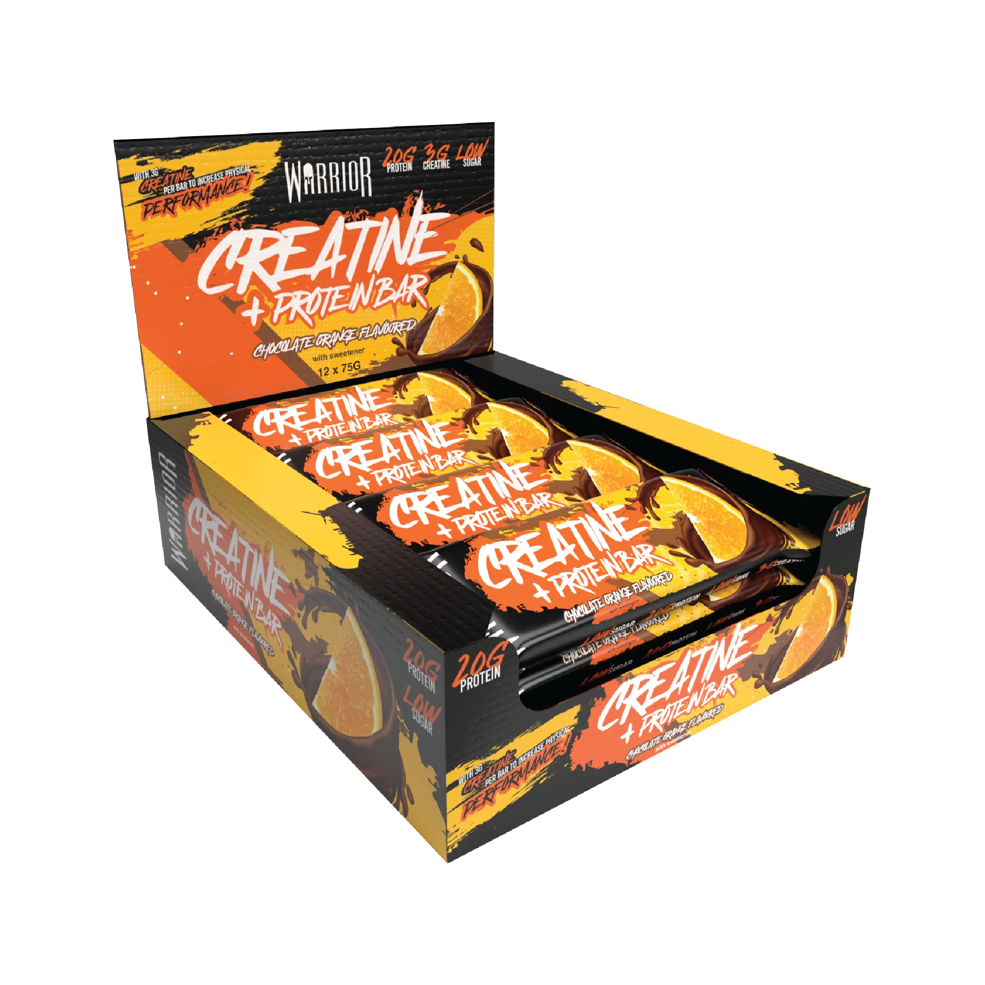 WARRIOR - CREATINE + PROTEIN BARS
