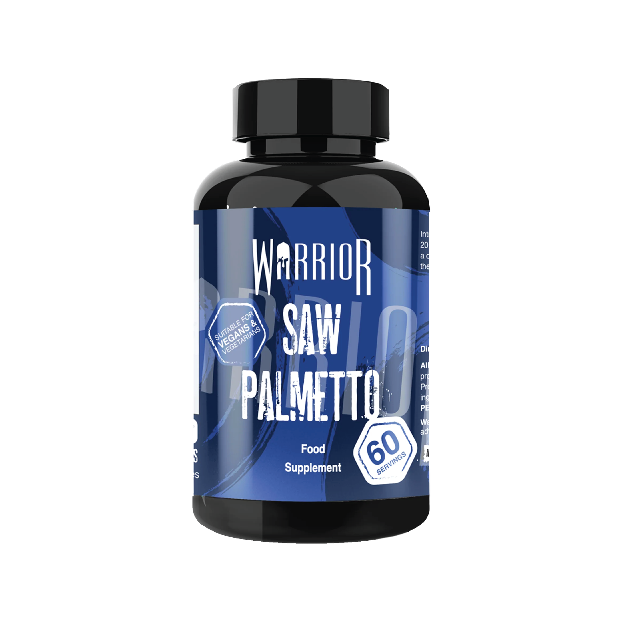WARRIOR - SAW PALMETTO (PROSTATE + TESTOSTERONE HEALTH SUPPORT) CAPSULES