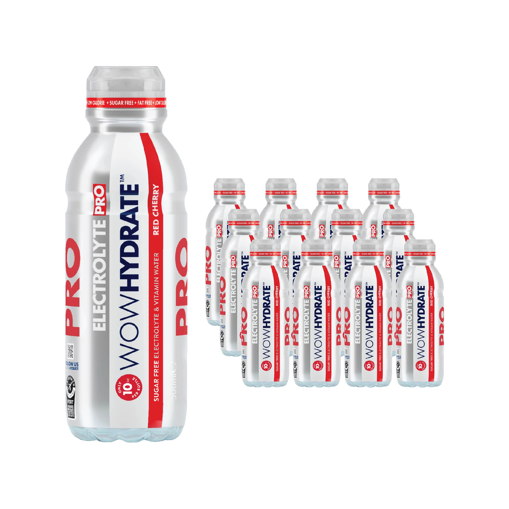 WOW HYDRATE - ELECTROLYTE PRO WATER HYDRATION DRINK BOTTLES