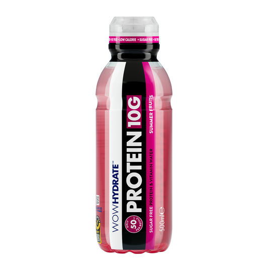 WOW HYDRATE - PROTEIN 10G ELECTROLYTE HYDRATION WATER DRINK BOTTLES