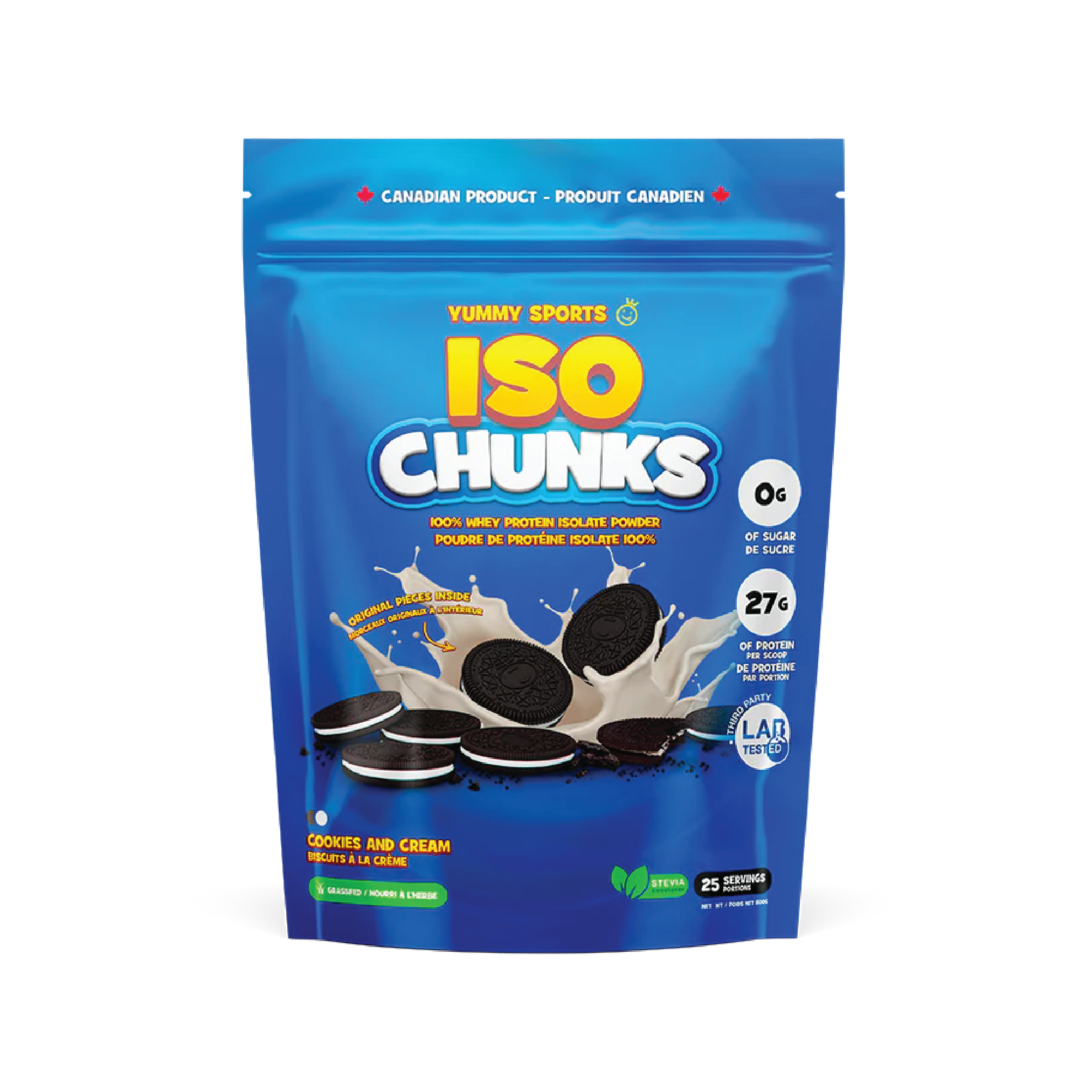 YUMMY SPORTS - ISO CHUNK ISOLATE WHEY PROTEIN POWDER (WITH BITS)