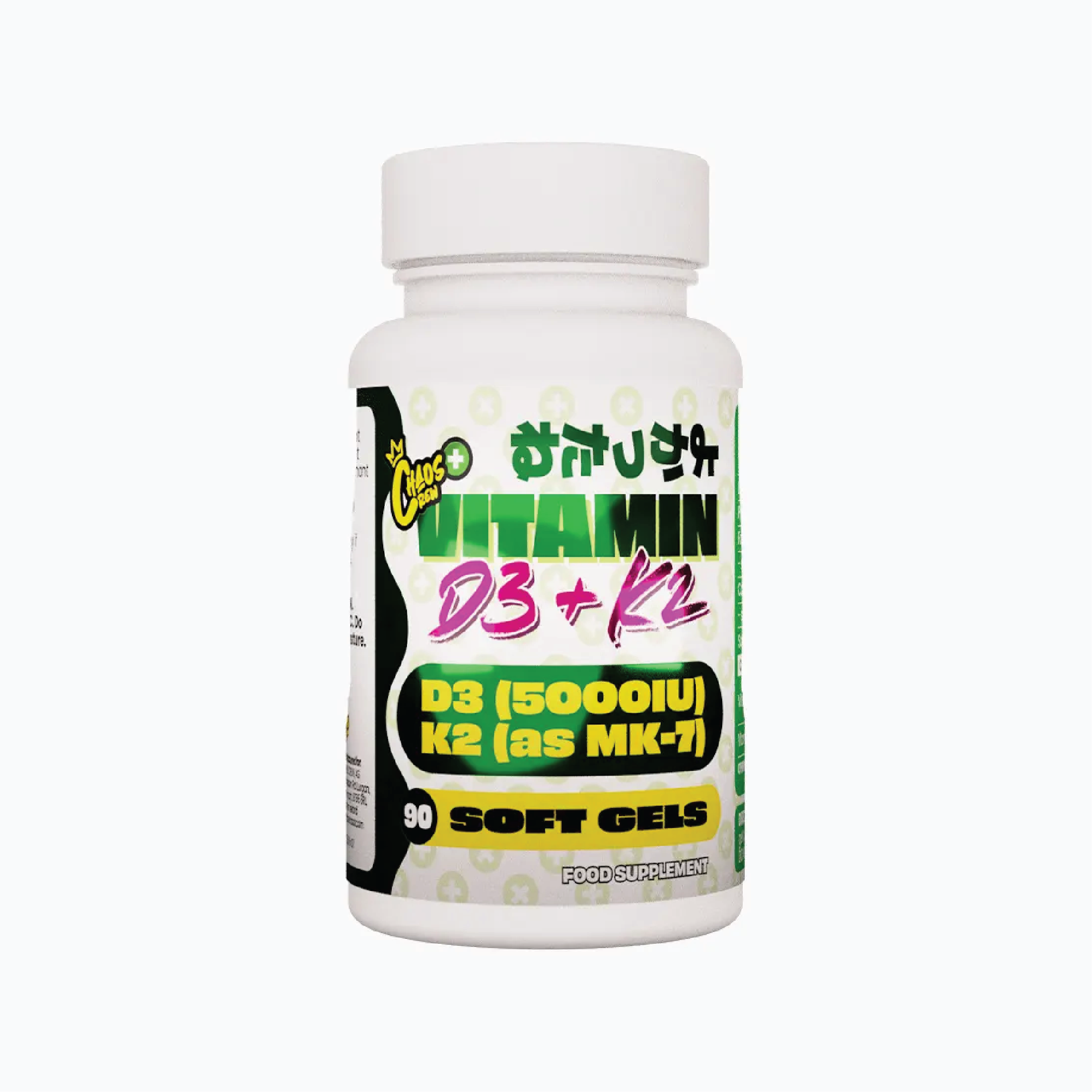 CHAOS CREW - VITAMIN D3 + K2 SOFTGELS