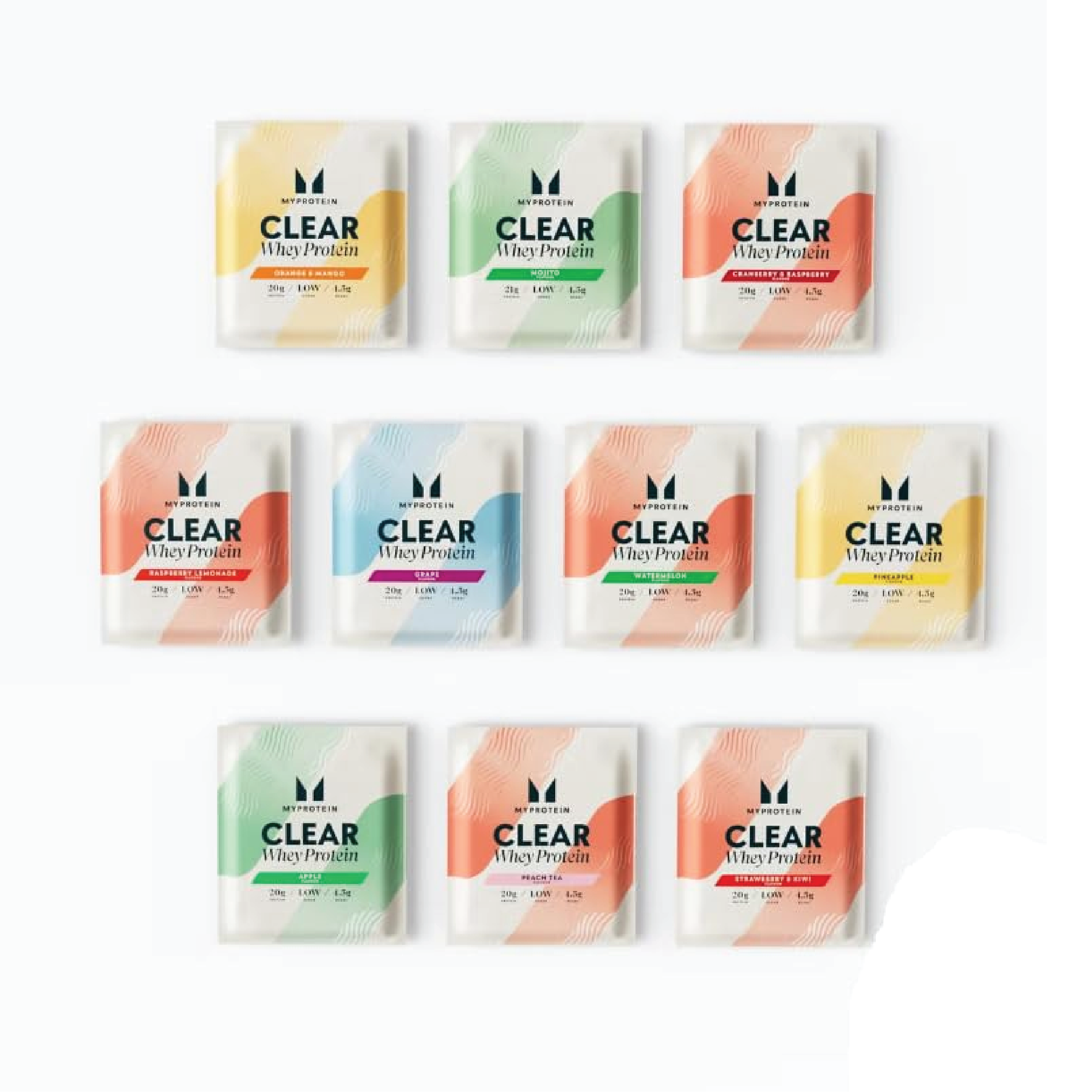 MYPROTEIN - CLEAR WHEY ISOLATE PROTEIN POWDER SAMPLES