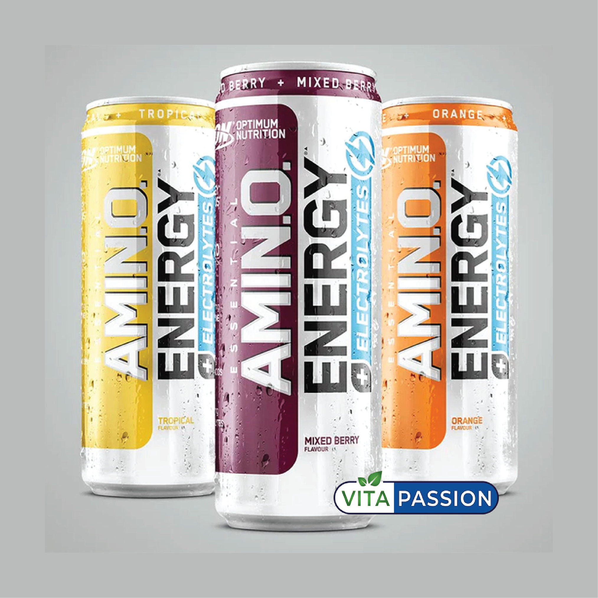 OPTIMUM NUTRITION - AMINO ENERGY + ELECTROLYTE RTD CANS
